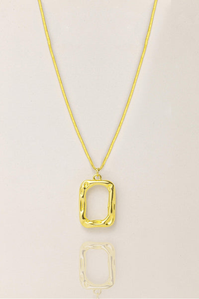 Frame Gold Necklace