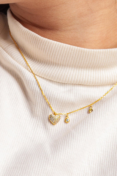 Sweetheart Gold Necklace