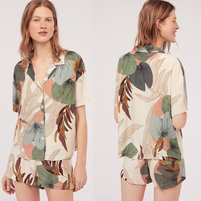 June Collection | Forest Green Shorts Set - Lulusleepwear
